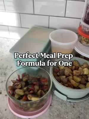 If you’re meal prepping for just you, this is a great place to start! One breakfast: broccoli sweet potato quiche One salad: roasted chicken and veggie salad with pomegranate, pecans, and lemon dressing One soup: chicken sausage and veggie soup One dinner: meatballs or salmon with roasted potatoes & sautéed squash #mealprep #mealprepideas #mealprepping #mealprepweightloss #mealprepsunday #mealprepwithme #mealpreptips #dietitian #dietitiansoftiktok #healthyrecipes #healthydinner 