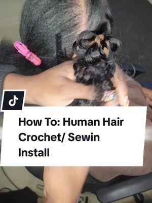 💥How To : Human Hair Crochet/ Sewin Install .Call or text 301-485-9298 for your next appointment . Save and Try for later. SERVING ALL STATES. Follow to see more tutorials.  💎Hairloss Consultations Available  💎Out of State Consultations  "Transform your look effortlessly with a crochet / sew-in weave using the crochet method! ✨ This technique gives you the best of both worlds: the natural look and feel of a traditional sew-in with the speed and versatility of crochet. Benefits? Let’s talk: ✨ Minimal tension on your natural hair ✨ Faster install time = more time for you ✨ Super versatile - style it your way! ✨ Lasts longer & protects your natural hair ✨ Blends seamlessly for a natural, flawless finish 📈LICENSED TRAVELING STYLIST SERVING ALL STATES. CALL OR TEXT 301-485-9298.  Who else is ready for a slay that lasts? #SewInWeave #CrochetMethod #dmvhairstylists  #SmallBusiness  #FullSewIn  #blackownedbusiness  #WeaveInstall #weavegoals #HairExtensions #crochetweave #ProtectiveHairstyle #travelinghairstylist 