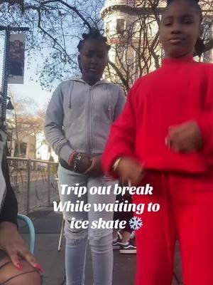 Ice skating ❄️ lil sister 💕 x lil Cuzn  #fypage #fypシ゚viral #comedyvideo #respectfully #motherhood #viralvideo #sacramento #downtownsacramento 