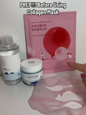 Korean Skincare Collagen Mask Prep💞✨ @ROUND LAB  #roundlab #roundlabcollagenmask #collagenmask #antiaging #finelines #wrinkles #dryskin #glassskin #glassskinroutine #roundlabdokdo #roundlabbirchjuice #birchsap #winterskincare #kbeauty #koreantoner #koreanmoisturizer #koreansheetmask #koreanfacemask #koreanskincare #koreanskincareproducts #koreanskincareroutine #NewYearNewAura 