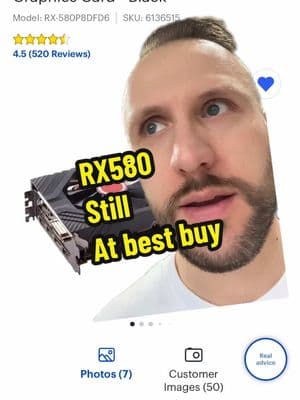 RX580 still at Best Buy#greenscreen #rx580 #bestbuy #graphicscard #gpu #radeon #radeon_graphics 