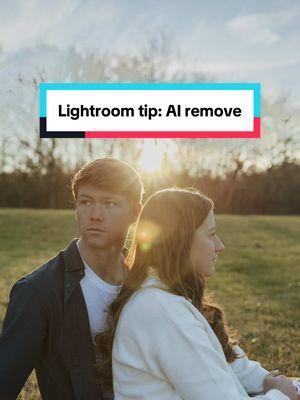 Here’s how to use Lightroom’s AI generative remove button! #wedding #weddingtiktok #photography #lightroom #lightroomediting #ai #generativeremove #tipsandtricks #editing101 