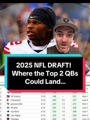 Been saying for weeks now: a team’s gonna lose their QB and it’s looking like it’ll be the Raiders 😬 @FanDuel #lasvegasraiders #nfldraft2025 #nfldraft #2025nfldraft 