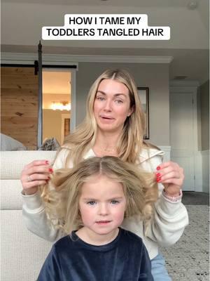 Had lots of practice with this girl and I think I've officially got it down now 😂🫶🏻 #MomsofTikTok #toddlersoftiktok #toddlermom #toddlerhair #bedheadhair #crazyhairday #momtips #toddlermomtips #hairtipsformoms #momlifevibes #momlifeiscrazy 