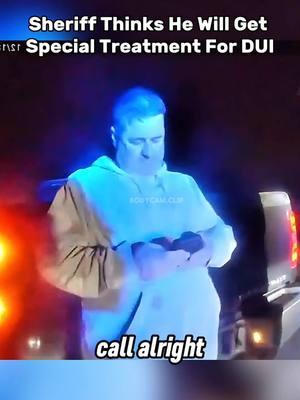 After police observed a car stopped at a green light for more than 10 seconds they pulled over the car to find a local sheriff off duty driving. The sheriff asked if they were recording and if he can make a few calls. The sheriff was hoping for special treatment but was given a OVI. #fypツ #bodycamera #copcam #policearrested #sheriffarrested 