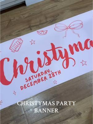 this may be my favorite one yet! #partybanner @Walgreens #partydecor #christymas #christmasparty 