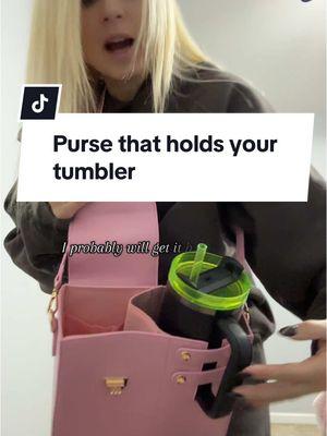 Purse that holds a tumbler! #purse #tumbler #tumblersoftiktok #dealsforyoudays #TikTokCreatorSearchInsightsIncentive #shopicons #TikTokShopHolidayHaul #tiktokshopfinds #TTSACL #TikTokShop #mom #MomsofTikTok 