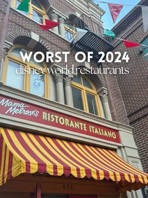 The WORST restaurants at Disney World in 2024. 🚫 Mama Melrose they could never make me like you.  #disneyworld #disneyparks #hollywoodstudios #epcot #disneyeats #foodreview #disneysprings 