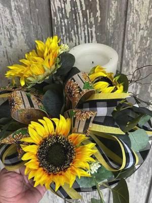 🌼🏡 Bring a touch of rustic charm to your home with our Simple Farmhouse Charger Arrangement! This DIY project is perfect for adding a cozy, country vibe to any space. Featuring warm yellow sunflowers and elegant ribbons, it’s ideal for dining rooms or entryways. 👉 Pin this for inspiration and check out our supply list to get started: https://www.keleas.com/product/simple-farmhouse-charger-arrangement-supply-list/ #FarmhouseDecor #DIYHomeDecor #CraftingJoy #Keleas