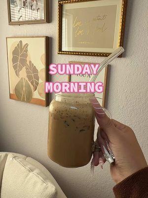 Happy Sunday luvs ✨🤍🌷 #sunday #sundaymood #sundaymorning #morningroutine #morning #asmr #asmrcoffee #coffee #coffeeandjesus #slowmorning 