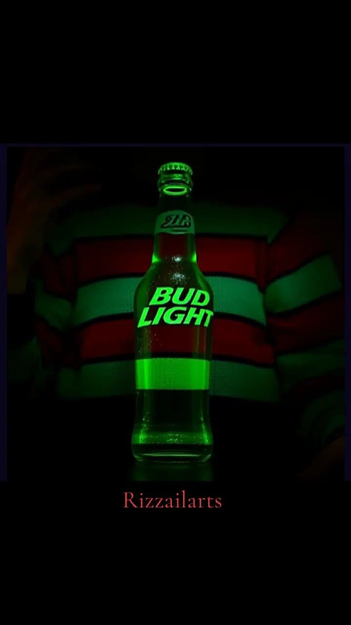 Have a drink!  #budlight #freddykruger #nightmareonelmstreet #horrortiktok #beer #fyp #tik 