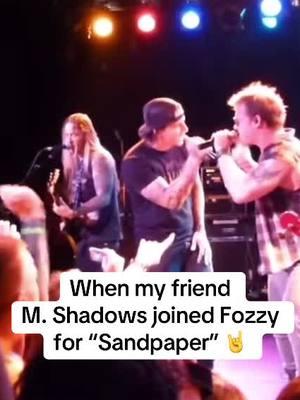 Great @Fozzy memory with my great friend M. Shadows! 🤘 #rockmusic #rockbands #chrisjerichofozzy #mshadows #avengedsevenfold 