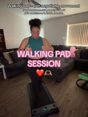 Don’t say I didn’t tell ya! 😉 I love my walking pad, it makes me realize how saying no to movement is really just the easy way out 🤷🏽‍♀️ #consistency #consistencyiskey #walkingpad #plussizewalkingpad #plussizefitness