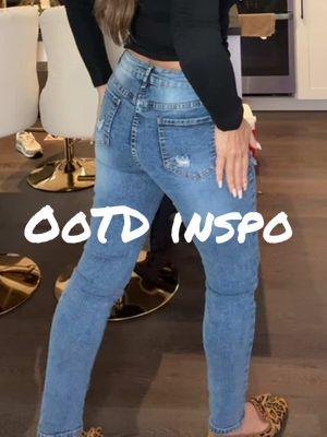 Casual cute fit #casual #ootdinspo #jeans #buttonfly #offshoulder #moccasins #shoes #denim 