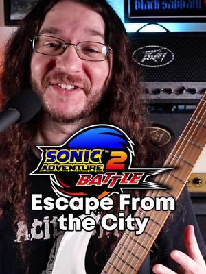 Sonic Adventure 2 - Escape From the City - Crush 40 #guitar #sonic #guitarlessons