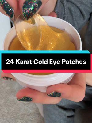 These 24K Gold eye patches definitely live up to the hype. @Peter Thomas Roth Labs #eyepatches #eyecream #eyeserum #24kgoldeyepatches #eyetreatment #undereyetreatment #undereyebags #undereyecircles #finelines #crowsfeet #skincare #luxuryskincare #luxuryselfcare 