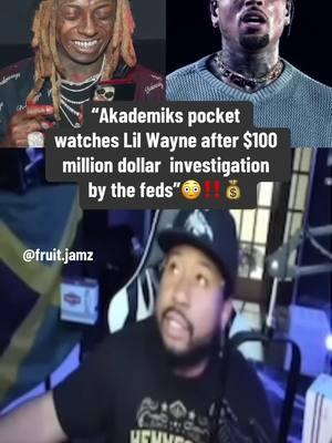 Dj Akademiks pockect watches Chris Brown and Lil Wayne after business insider magazine exposed them for allegedly using tax payers money for luxury hotels, designer clothes, private jets, women, and more. Lil recently sold his half of the ymcmb music label for 100 million dollars and received a 8 million dollar cov grant shortly after. #lilwayne #lilwaynefans #lilwaynechallenge #chrisbrown #chrisbrownofficial #akademiks #fyp 