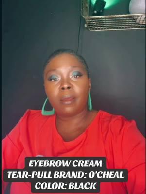 I applied twice 2x to achieved the deeper look. I wanted you guys to see how deeper it can be,  but you definitely can do with the first coat. Over all I do love it. O'Cheal eyebrow cream TearPull color: Black.. #eyebrows #eyebrowcream #goviral #fypシ゚viral🖤tiktok #TikTokShop 