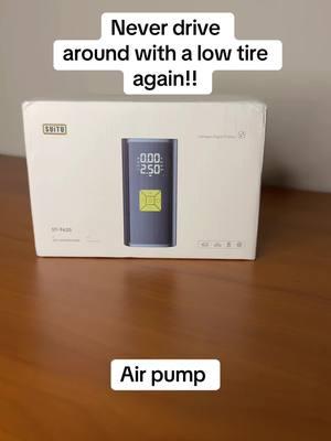 This air pump everyone needs to have in their car! #airpump #tiktokmademebuyit #greatgiftideas #tiktokshopfinds #lowtirepressure 