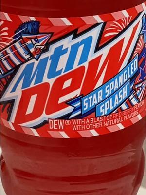 #soda #review #sodareview #mtndew #mountaindew #starspangledsplash #redberry #seasonal #patriotic #catchingup #sodareviewdude 