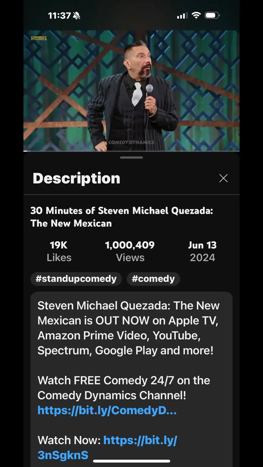 #quezadascomedyclubandcantina #stevenmichaelquezada #thenewmexican #amazon #youtube #comedy #standup 