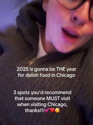 3 must visit spots in #chicago!!! Leave yours below✨✨ #foryou #fyp #chicagofood #chicagofoodauthority #chicagorestaurants 