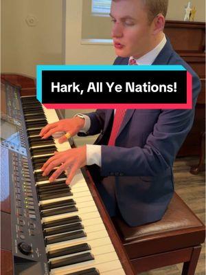 Hark, All Ye Nations! • Day 1,752 Feel Good Songs. Tyson performs his own arrangement of the hymn Hark, All Ye Nations! #piano #blind #blindpianist #blindmusician #hymn #pianohymn #harkallyenations 