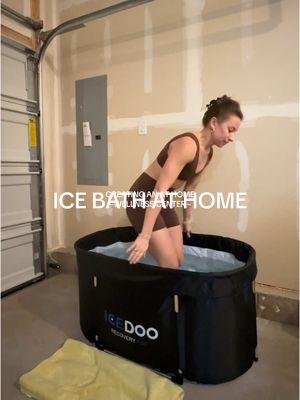 Finally built my own at-home ice bath and slowly building my at-home wellness center 🤭 #icebath #coldplungeathome #coldplunge #wellnessjourney #coldtherapy #wellnesstok #mentalclarity 