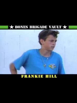 #frankiehill from the #powellperalta vault. #bonesbrigade #oldschool #sk8 #sk8rdie #genx #skateboardingisnotacrime #skateboardinghistory #Skateboarding #🛹r☠️ 