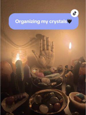 Organizing some of my crystals🔮#crystals #foryou #mining #crystalcollection #crystalcollector #crystalgirl #crystaltok #crystal #crystalhealing #foryou #foryoupage #witchtok #vvitchtok #witch #witchy #organize #witchcraft #paganism #pagan #witchtips #witchtiktok #crystalsforbeginners 