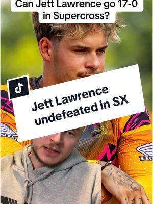 Jett Lawrence go 17-0 in supercross?  #motocross #supercross #supermotocross #reactions 