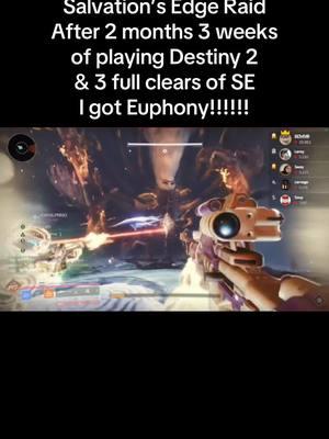 Destiny 2: I finally got Euphony! #fyp #fypagee #1337meena #pcgame #GamingOnTikTok #tiktokgaming #crossplay #destiny2 #destiny2clips #destiny2raids #raiding #salvationsedge #euphony #se 