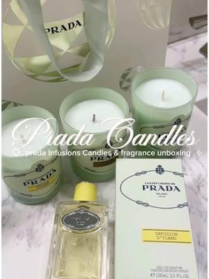 prada Infusions Candles & fragrance unboxing 🕯️🤍✨  #PradaFragrances #LesInfusionsDePrada #GiftedByPradaBeauty @Prada @pradabeauty @sephora #PradaBeauty #beauty #makeuplover #luxury #luxurygoods #pinkpilatesprincess #makeup #explorepage  #cleangirl #pink #aesthetic #itgirl #thatgirl #effortlesschic #pintrestaesthetic #chic #explore #luxurylifestyle #pradabeauty #prada #giftidea #holidays