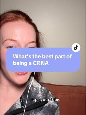 CRNAs chime in-what’s the best part about finishing your training and being a CRNA?  #nurse #icunurse #crna #anesthesia #crnaschool #nurseanesthesia #nursingschool @Chrissy CRNA 