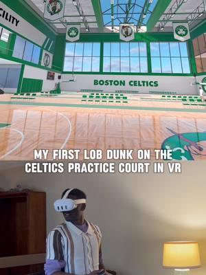 The new NBA Celtics practice court looks beautiful in vr 🤩 #gymclassvr #vrbasketball #gymclassvrcommunity #basketball #vr #metaquest #basketball🏀 #gymclasscommuity #gcnbabundle #gymclasscommunity @celtics 