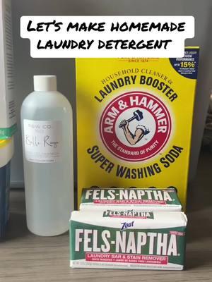 Homemade Laundry Detergent #laundrydetergent #laundry #homemadelaundrydetergent #laundrydetergenthack #rwco #CleanTok #us #CapCut 