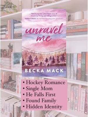 A single mom, hockey romance 💕 📖 Unravel Me by @🌻Becka Mack #hockeyromance #hockeyromance #hockeyboys #hockeybooks #sportsromance #singlemomromance #hefallsfirst #bryannareads #romancebooks #romancerecs #romancereader #beckamack 