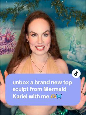 Omgggggg meet the newest piece in my mermaid collection, the 🦋Marni top🦋 by @Kariel - she’s giving Barbie Mermaidia and I am SO excited to take her out for a photoshoot soon!  #mermaid #mermaidtop #mermaidkariel #unboxing 