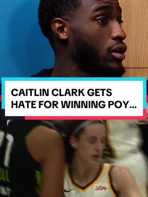 Caitlin Clark gets hate for winning Times Magazine Athlete of the Year 😳⛹🏽‍♀️ LMK ya thoughts ⬇️ #noregulars #podcast #fyp #caitlinclark #WNBA #timesmagazine #sports 