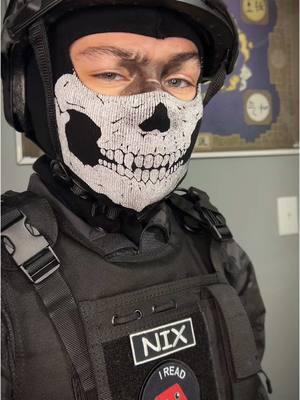 Still working on my cosplay and you’ll see me wearing some new patches but I wanted to at least let yall know I’ll be wearing a helmet at con so yall can find me easier 🤣  - please make sure to read my con boundaries pinned post if you’ll be there  #codcosplay #codoccosplay #occosplay #ghostmw2 #codghost #simonrileycosplay #simonriley #codghostcosplay #maskedmen #masktok #BookTok 