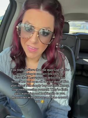 You really believe that the man God has for you is going to contact you only on Snapchat? Leave you on delivered for hours? Let you open all of your doors? Not plan dates? Not simply buy flowers? Honey, stop embarrassing yourself. They’re little girls watching and looking up to you. Remember who you are and who created you 👑  #hudsonwestbrook #single #relationshipadvice #daughteroftheking #queen #goodbye2024 #newyears 