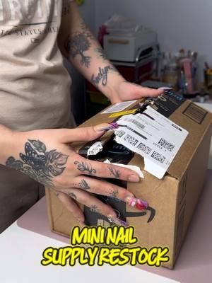 Unbox with me 🥹❤️ first restock back! #nailhaul #nailvideo #nails #nailtok #nailsartvideos #nailtech #newyearsnails #fyp #viral #nailtutorial #nailunboxing 