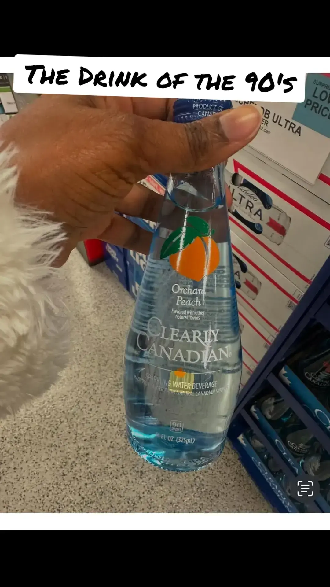 the drink of the 90's #clearlycanadian #drink #90sdrink #foryou #90sthrowback #90srnb #foryoupageofficiall 