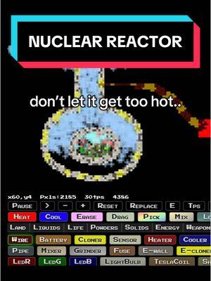 Replying to @lacmc9 you can make anything!! #sandboxels #webgame #nuclearreactor #sandgame 