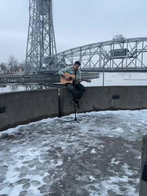 Nose on the grindstone #countrymusic #minneosta #duluth #guitar #lakesuperior #greatlakes #midwest #winter #guitartok #tylerchilders 