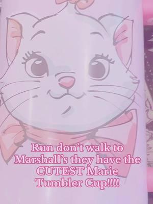 There were other designs but they weren’t large enough for the water drinker I am!!! #ladiesdonotstartfightsbuttheycanfinishthem #marshalls #marshallshaul #marie #mariearistocats #thearistocats #aristocats #marielover #france #paris 