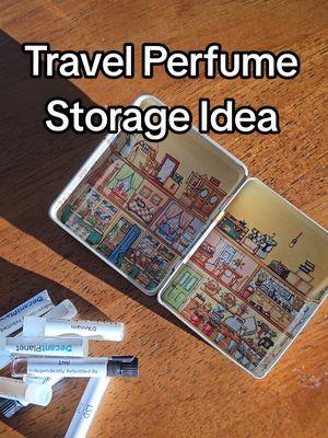 Do you guys wanna see my tiny tin house collection now 🥺❤️ #travelperfume #perfumestorage #perfumetok #perfumetiktok #perfumecollection 