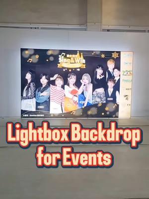 It's a portable lightbox that two persons can finish installation in one hour. [NoProb] #banner stands#exhibition#portable lightbox#lightbox#Popup#fairs#events#Display stands#background#backdrop#backwall#advertising#advertisement#shop fittings#shop equipment