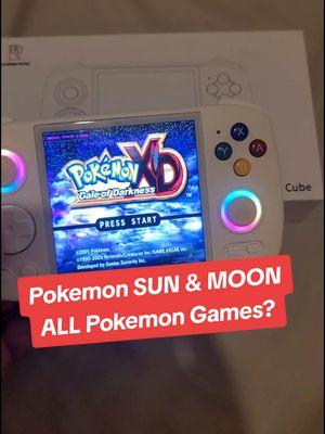 Replying to @3moments All PRE-loaded pokemongames #RgCube comes with 40k+ pre-loaded games. it's the best emulator to play #ps2 #nds #GameCube #gamecube perfect gift for someone who grew up playing old school video games like this. you can always download more games for free let me know if you have any questions or games you need me to look up #retrogaming #gaming #emulator #90skids #nostalgia #nostalgic #videogames #handheld #gamingconsole #anbernicRgCube #giftideas #games #holidaygift #bdaygift #guygift 