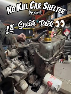 Lil’ Sneak Peek 👀 #nokillcarshelter  #classiccars #engine #descaling #degreaser #paintprep #sneakpeek #nye #newyearseve #projectcar #hint #carculture #cargirl #vintagecars #milwaukeetools #edelbrock #carculture #carcommunity #carcontent #cartok #fyp